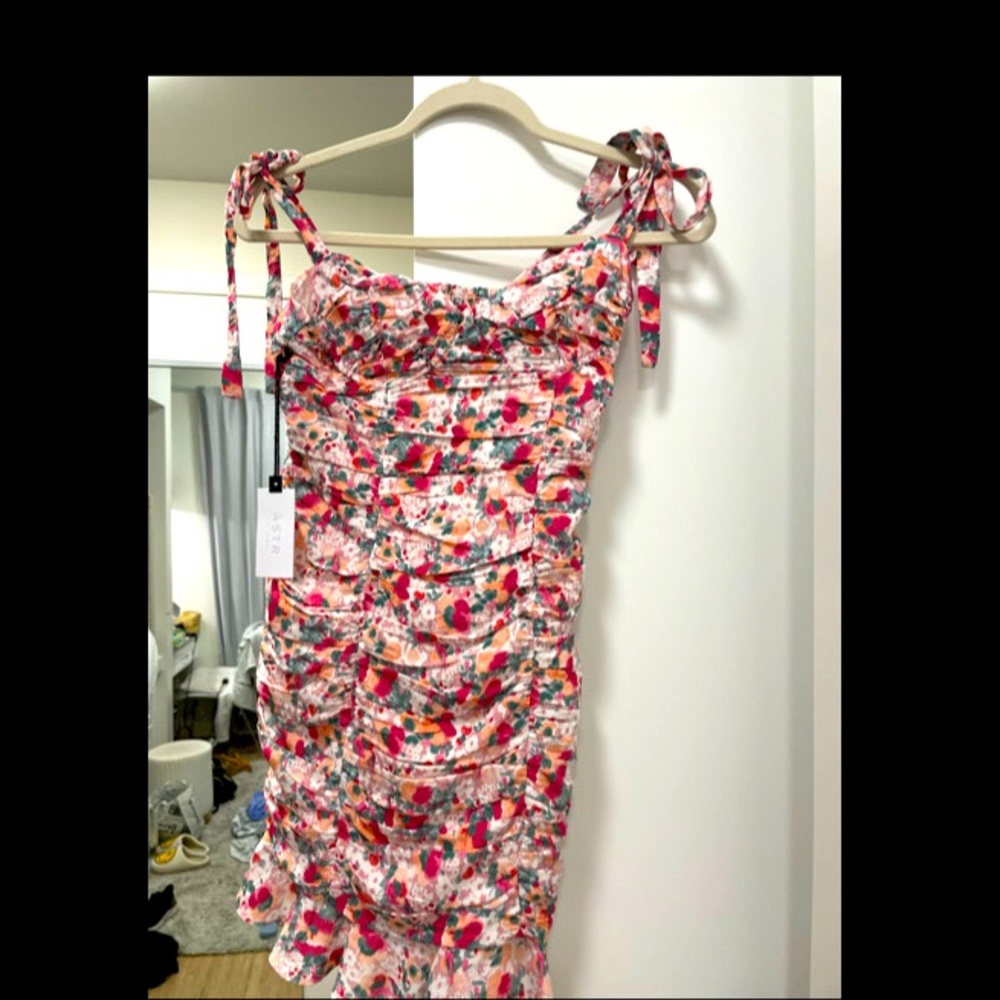 ASTR floral mini dress